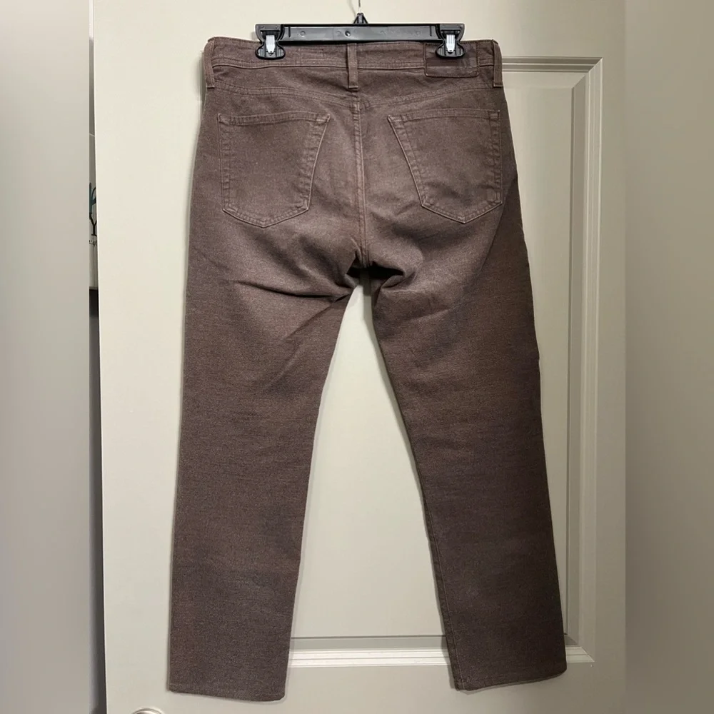 AG Adriano Goldschmied Tellis Modern Slim Pants Mens 32x27.5 - Brushed Brown - Picture 2 of 7